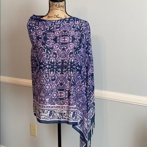 JJill lightweight spring poncho
